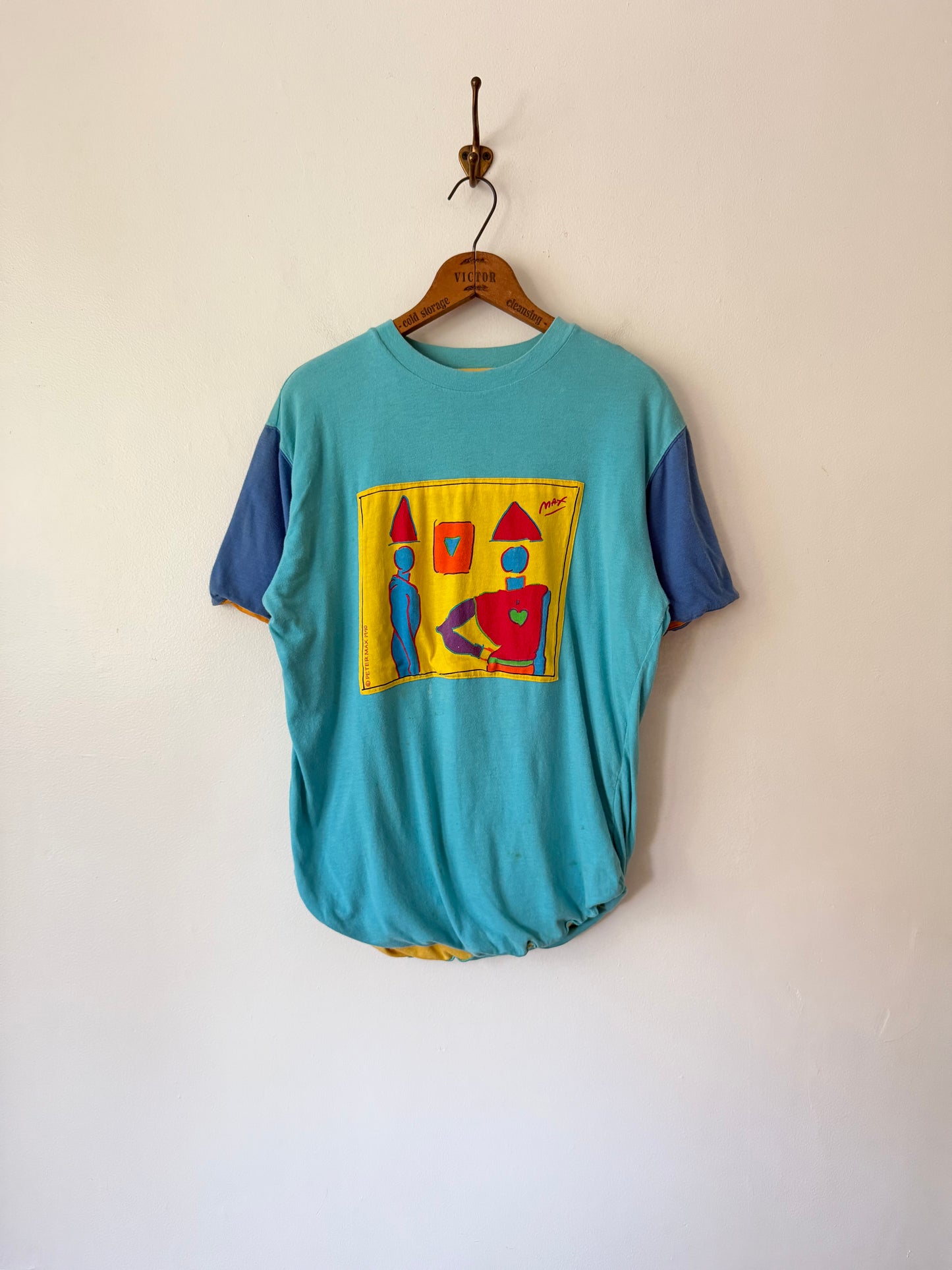 90's Peter Max Double Layered Art Shirt