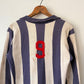 60's #9 Striped Cotton Collared Jersey