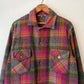 60's Pioneer Wool Plaid Shirt Jacket