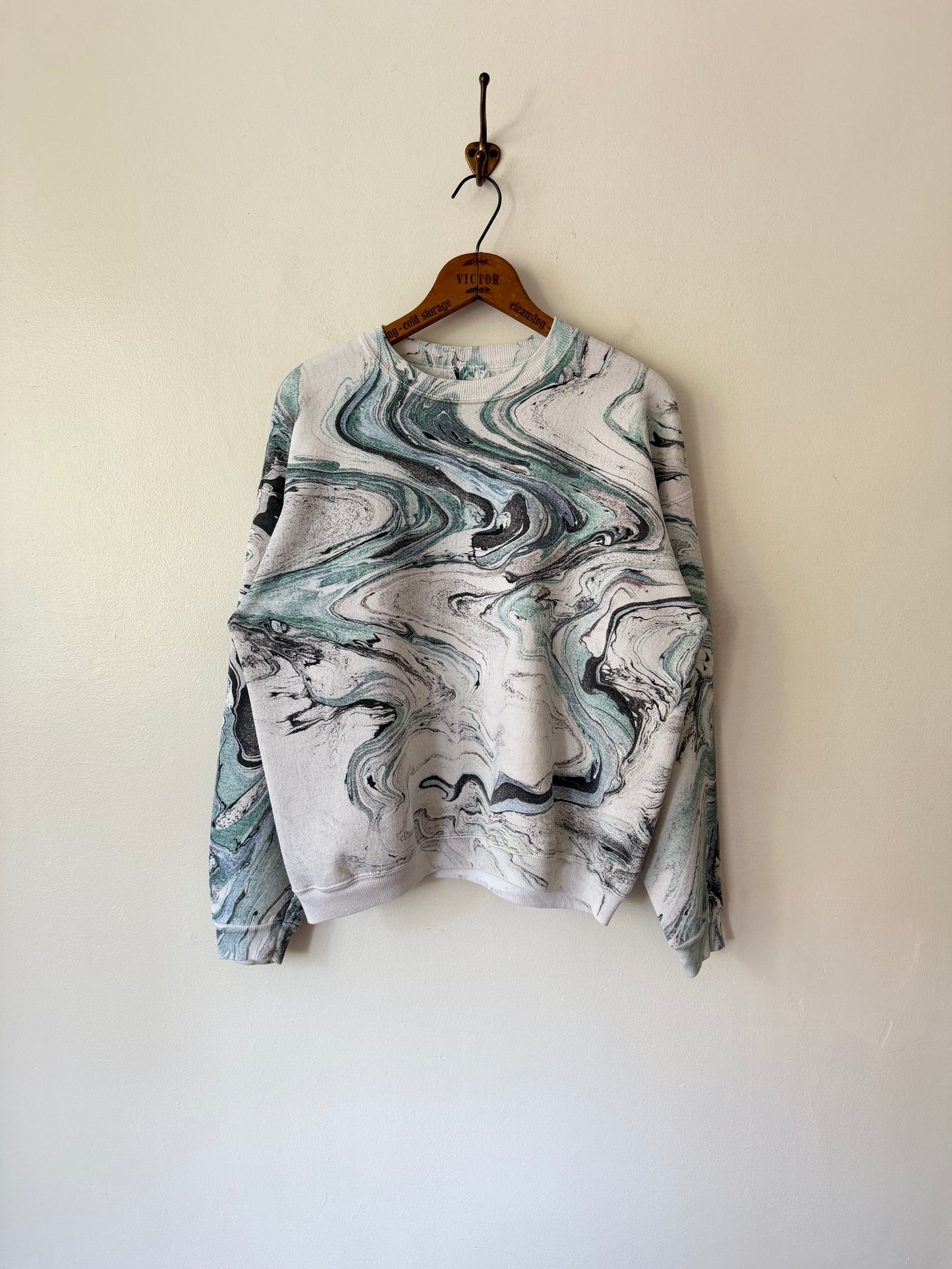 90's Marbled Tie-Dye Sweatshirt