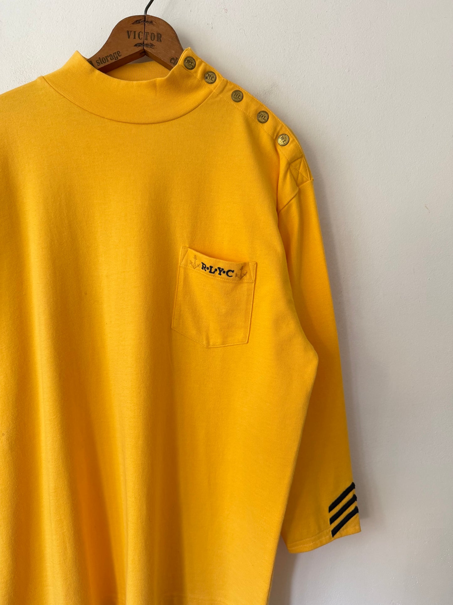 90's Ralph Lauren Sailor Mock Neck L/S Shirt