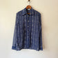 70's Jackie Gordon Chess Embroidered Shirt