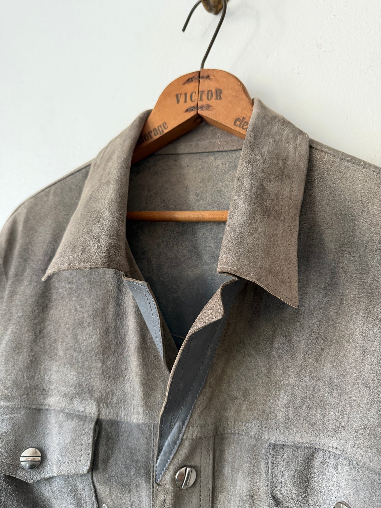 80's Suede Leather Reversible Moto Jacket