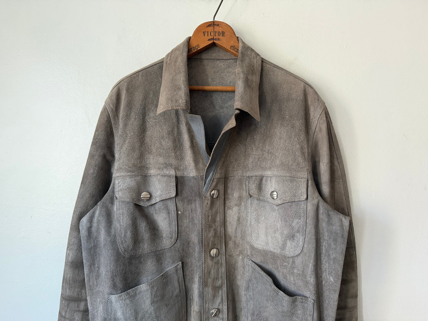 80's Suede Leather Reversible Moto Jacket