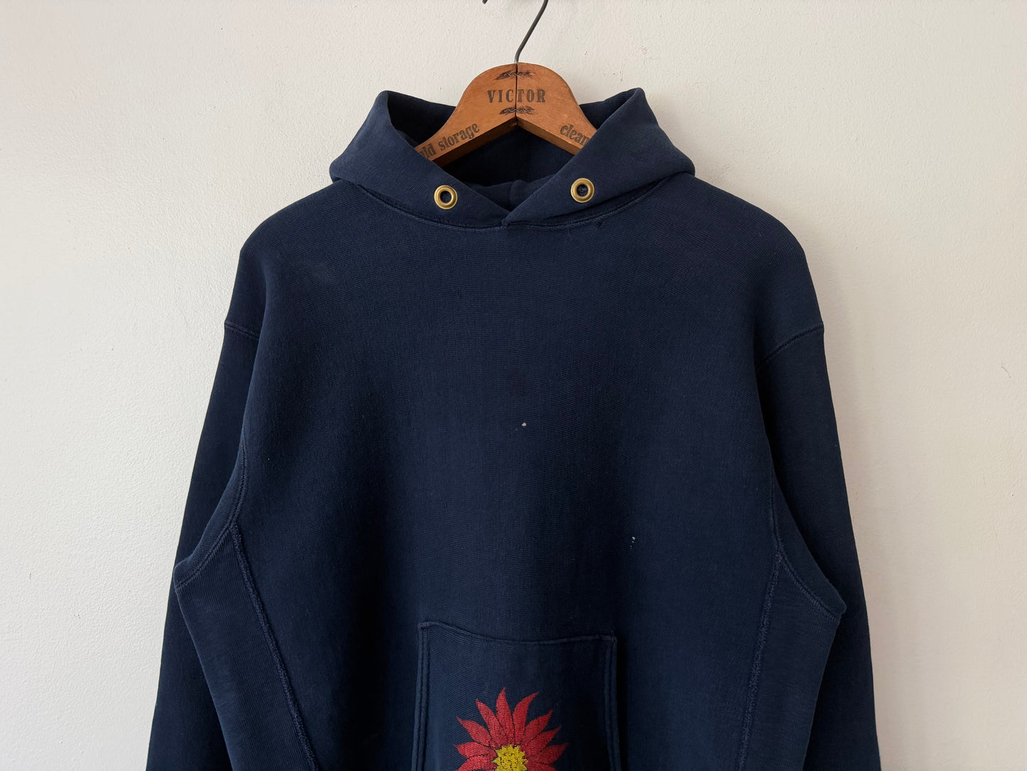 70's Champion Hand Painted Reverse Weave Hoodie