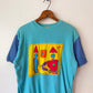 90's Peter Max Double Layered Art Shirt
