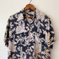 50's Rem-Brint Floral Seashell Rayon Shirt