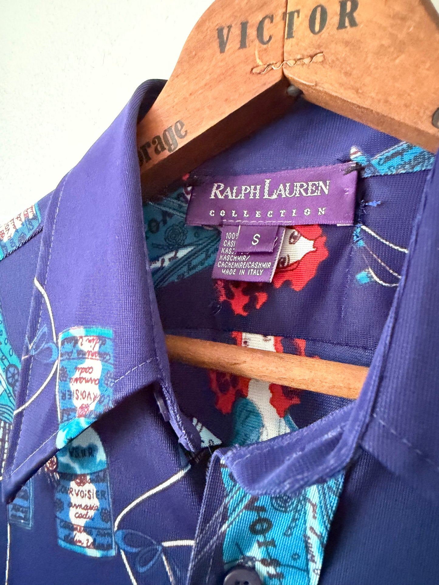 Ralph Lauren Collection Cashmere Printed Shirt
