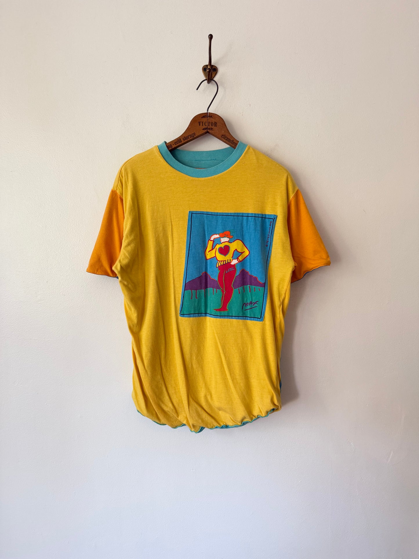90's Peter Max Double Layered Art Shirt