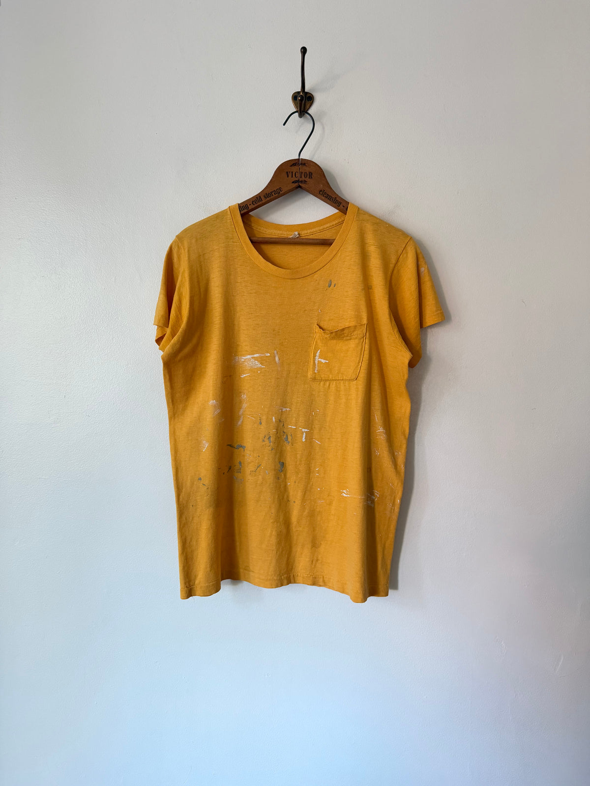 70's Jogs Paint Stained Pocket Shirt