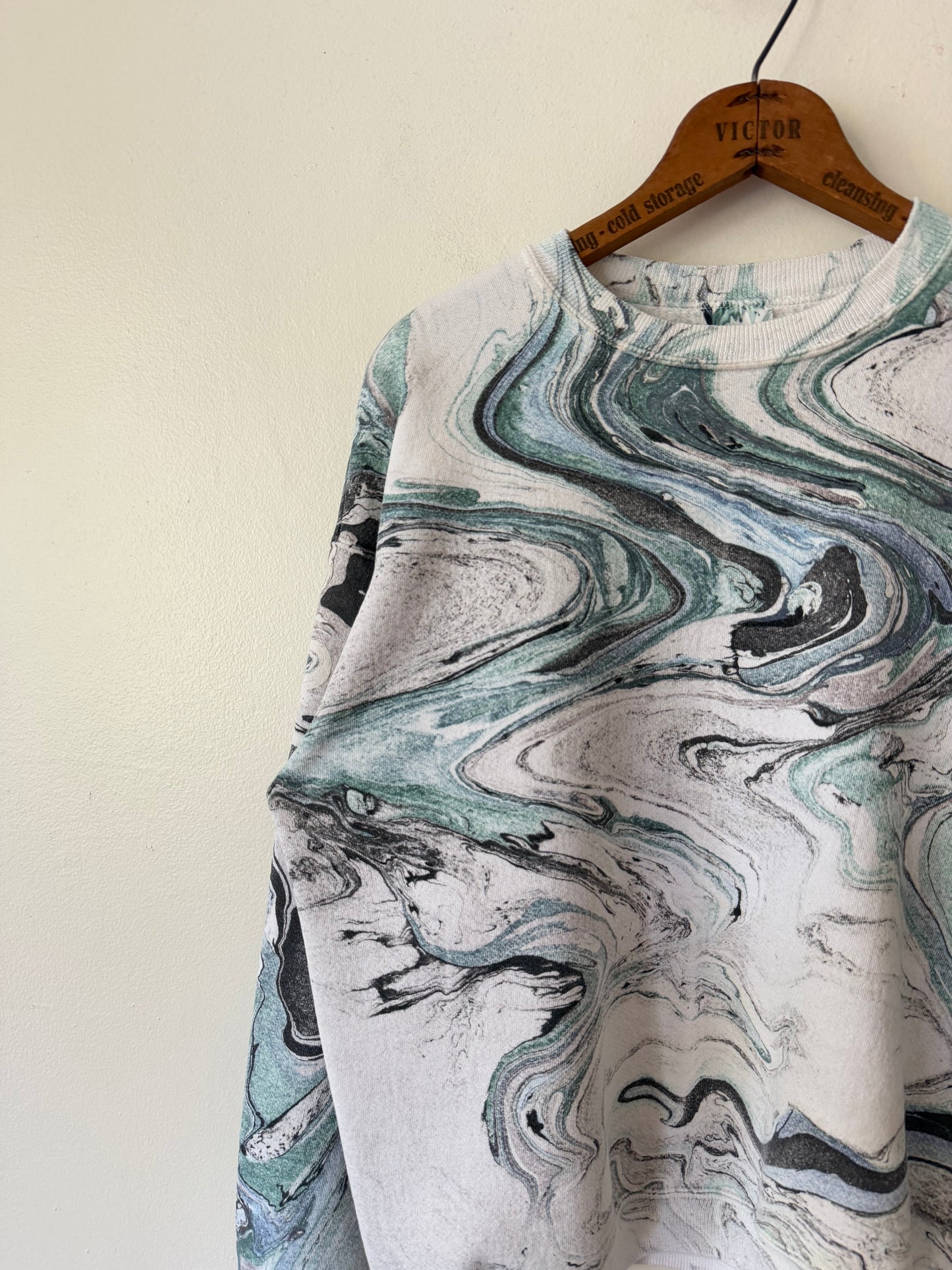 90's Marbled Tie-Dye Sweatshirt