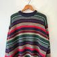 90's J Crew Colorful Striped Wool Sweater