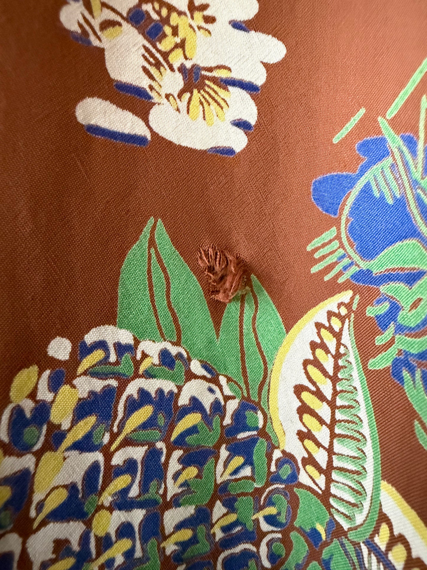 50's National Rayon Pineapple Printed Shirt
