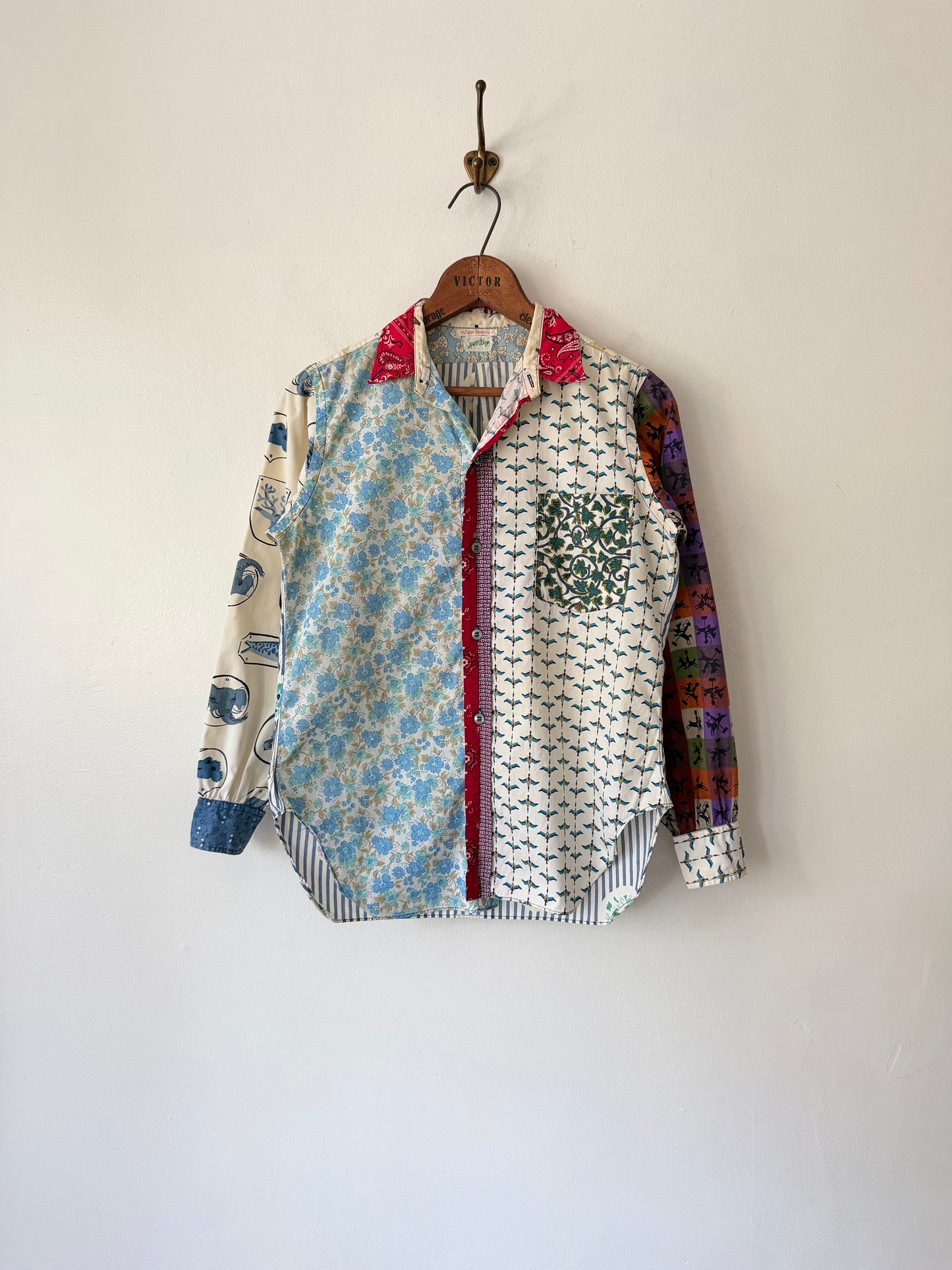 60's Hill-Day Patterned End-O-Day Shirt
