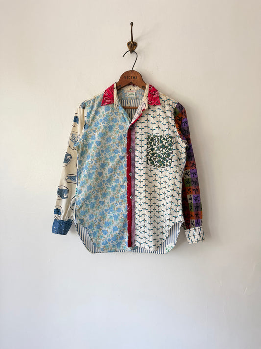 60's Hill-Day Patterned End-O-Day Shirt