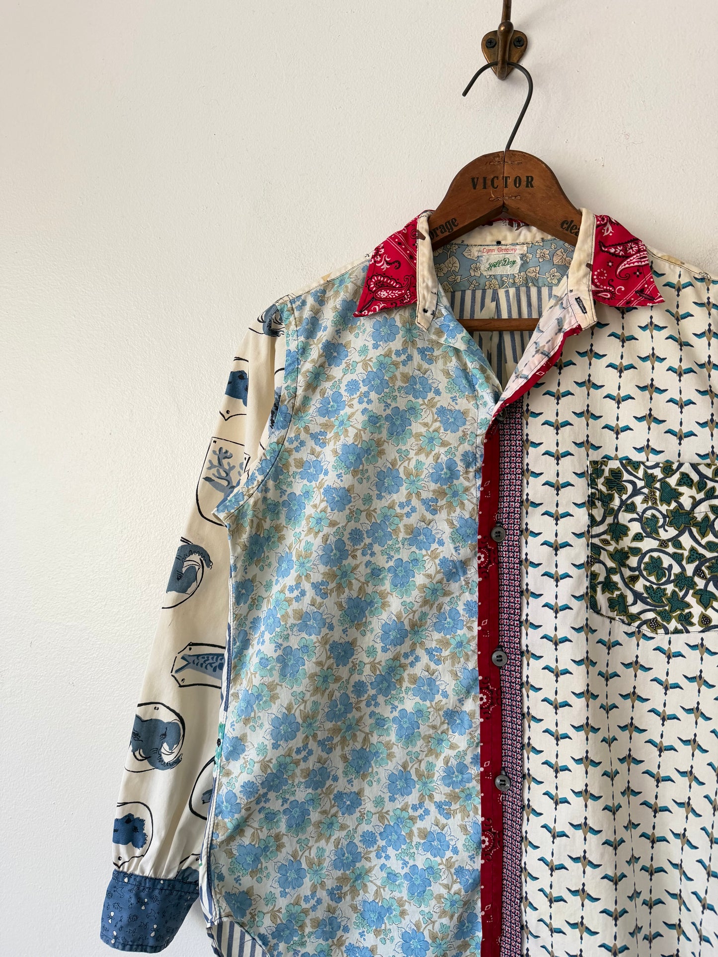 60's Hill-Day Patterned End-O-Day Shirt