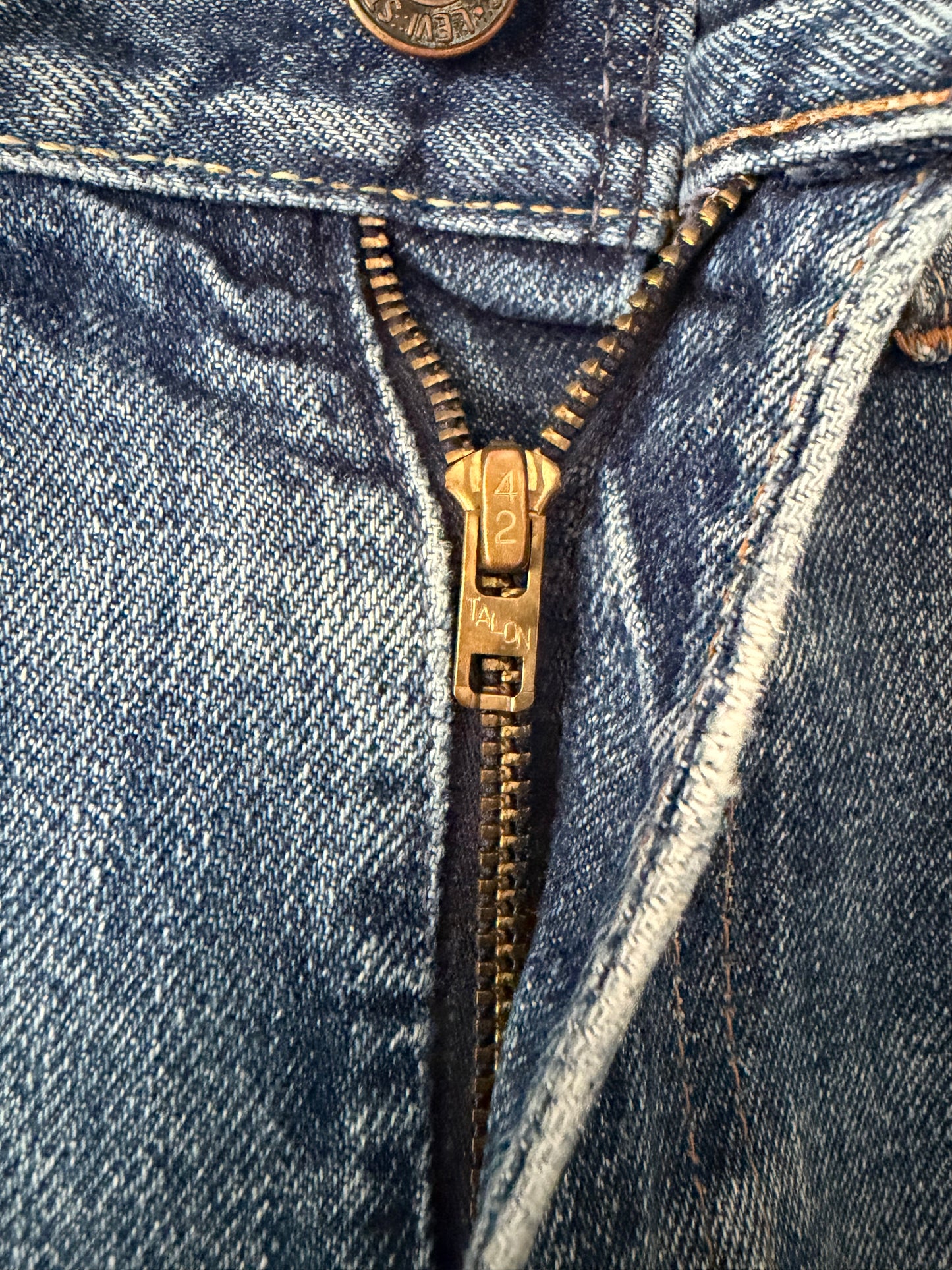 70's Levi's Orange Tab Big E Bell Bottom Jeans