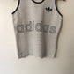 80's Adidas Women's Striped Mesh Jersey Tank Top