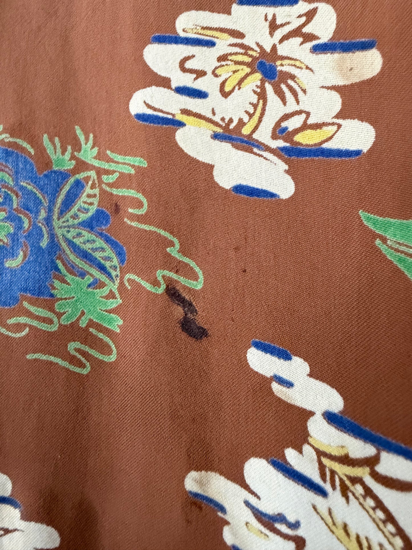 50's National Rayon Pineapple Printed Shirt