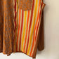 80's Scrap Pattern Paneled Shirt