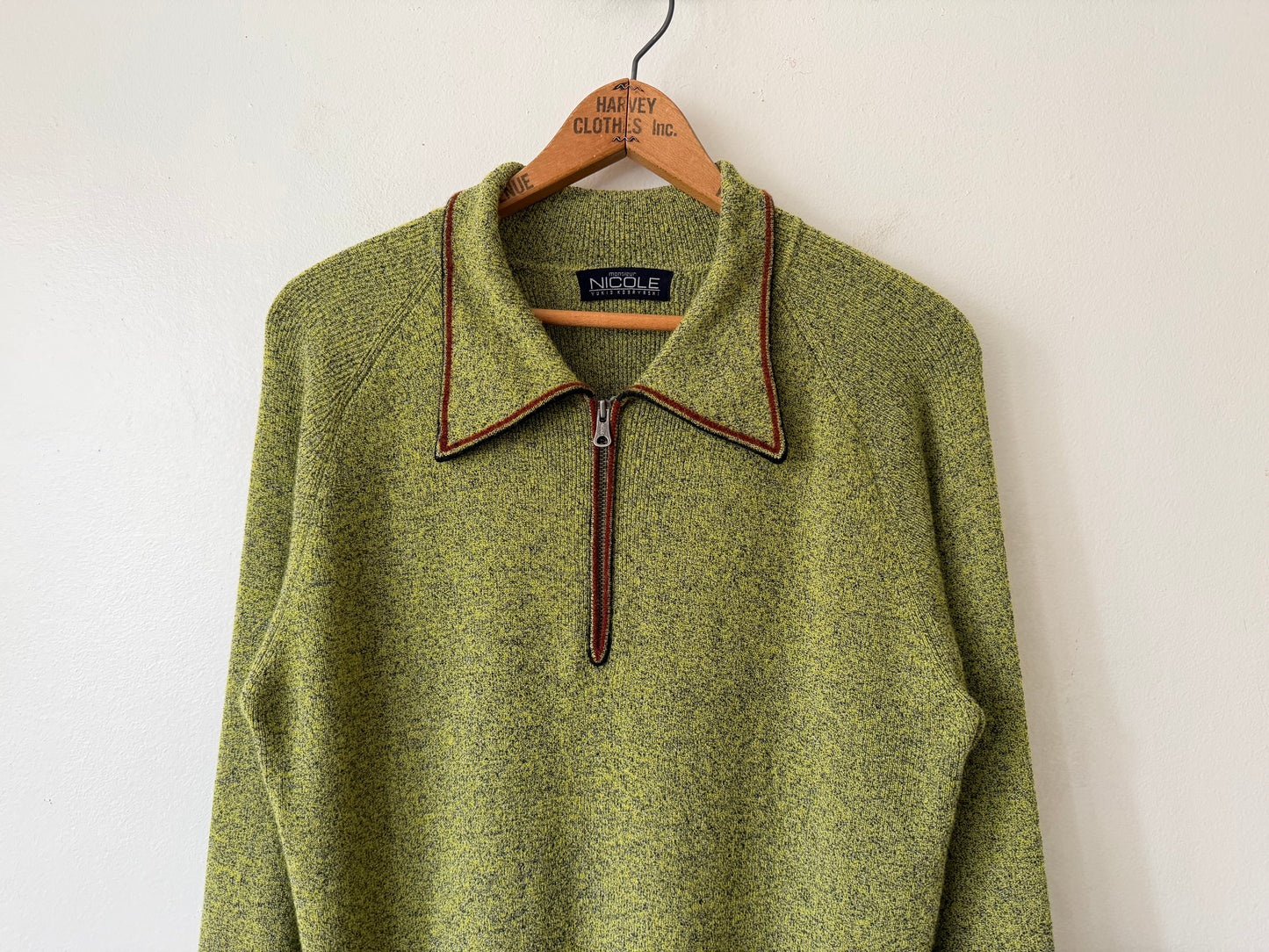 90's Matsuda Yukio Kobayashi Quarter Zip Sweater