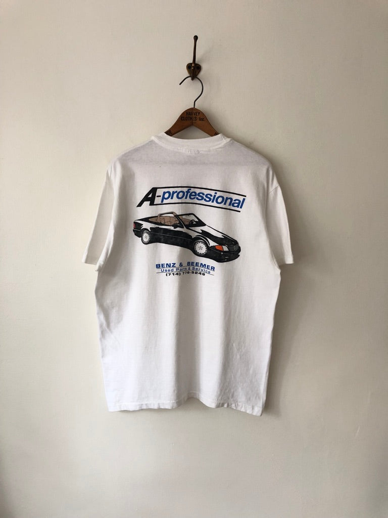 90's A-Professional Benz & Beemer Auto Shop Shirt