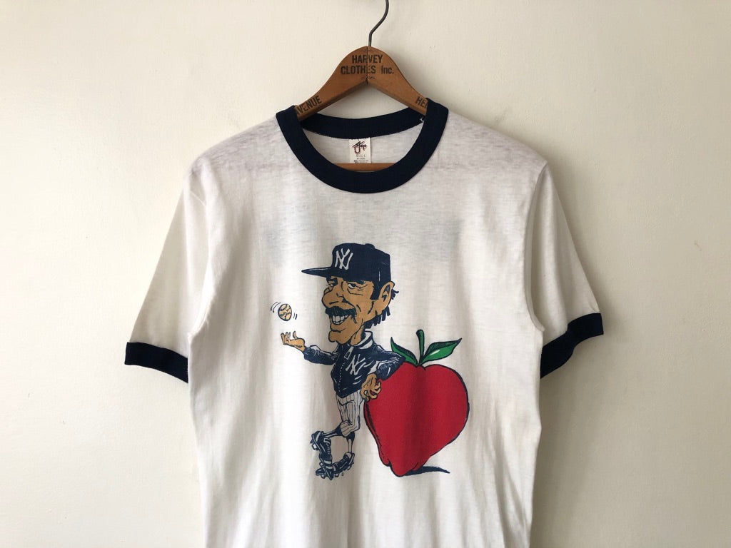 70's Billy Martin New York Yankees Ringer Shirt