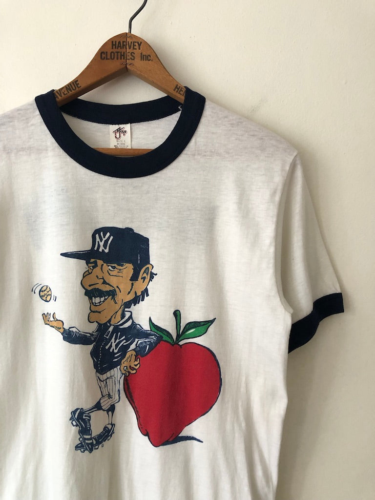 70's Billy Martin New York Yankees Ringer Shirt