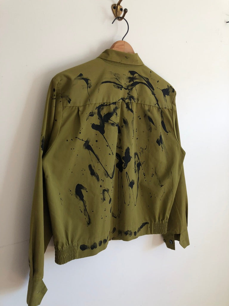 70's Brent Prep (Youth) Paint Splattered Jacket