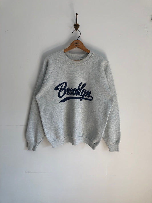 90's Classic Brooklyn Spell Out Sweatshirt