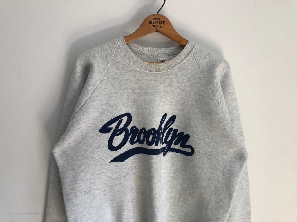 90's Classic Brooklyn Spell Out Sweatshirt