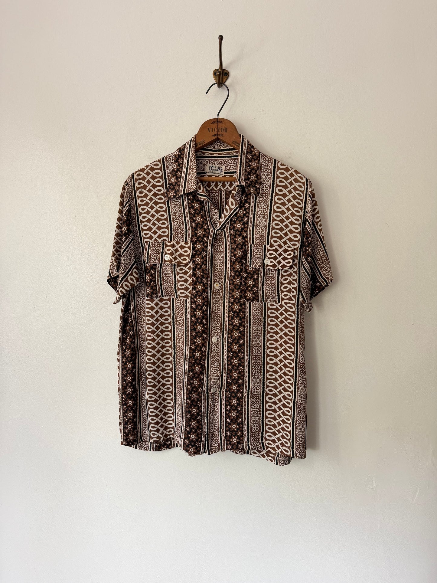 50's Bromley's Floral Leisure Shirt