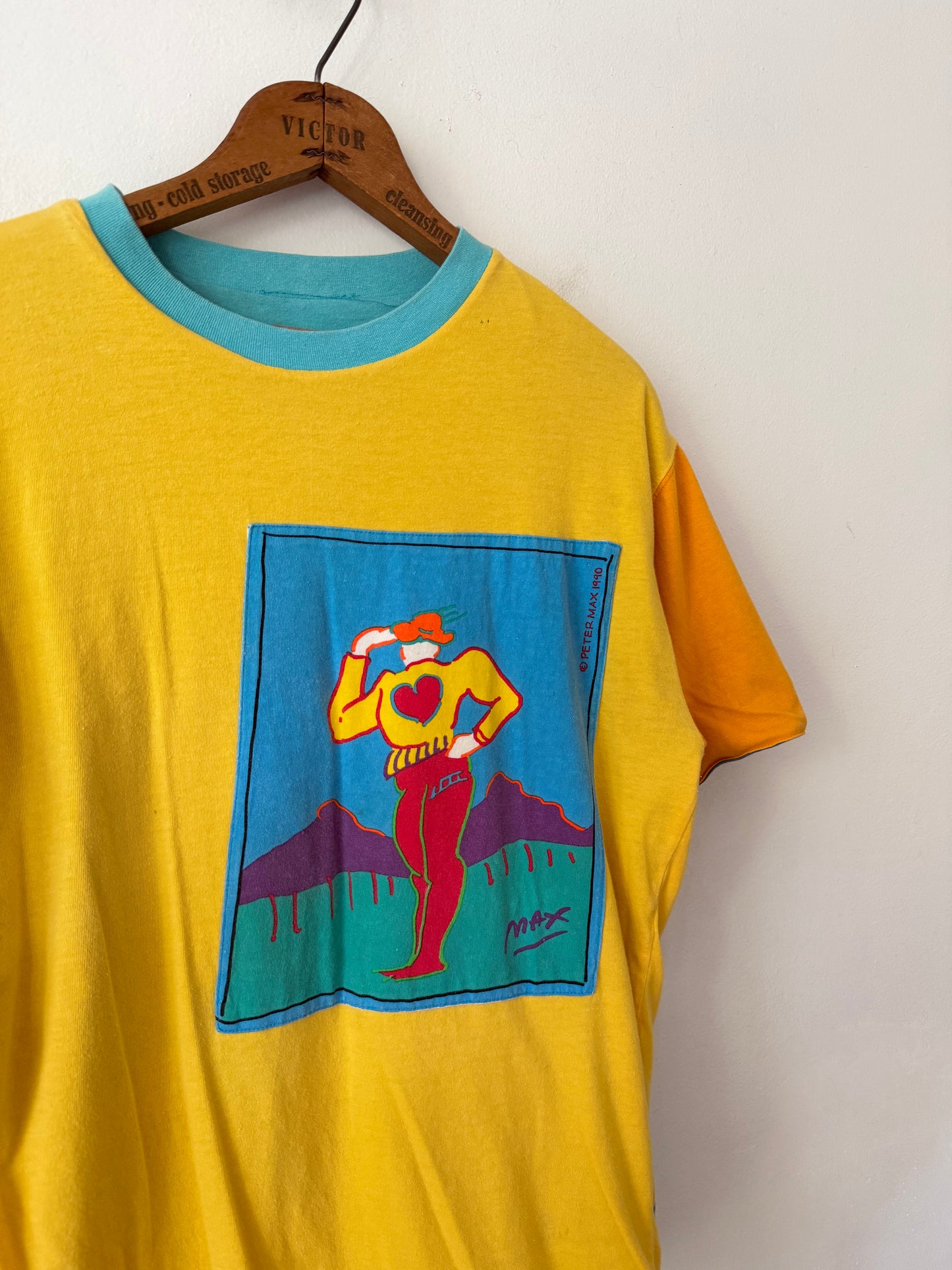90's Peter Max Double Layered Art Shirt