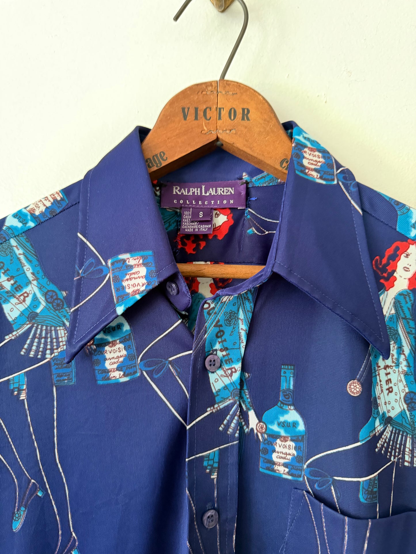 Ralph Lauren Collection Cashmere Printed Shirt