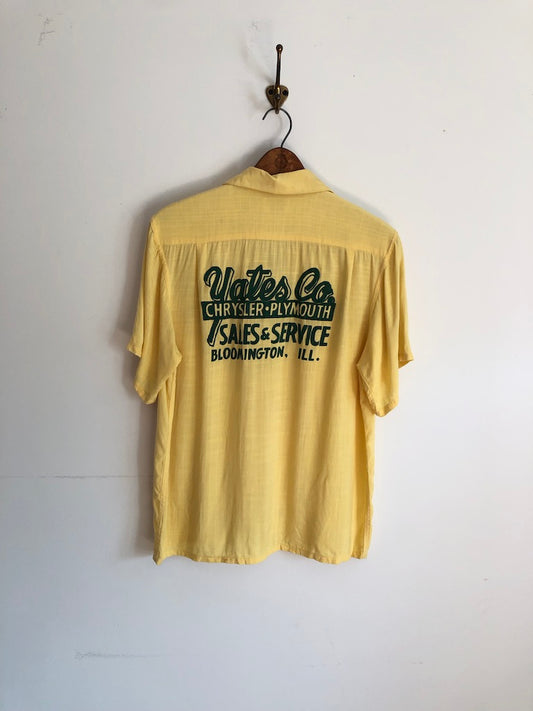 60's Campus Yates Co. Car Sales Uniform Shirt