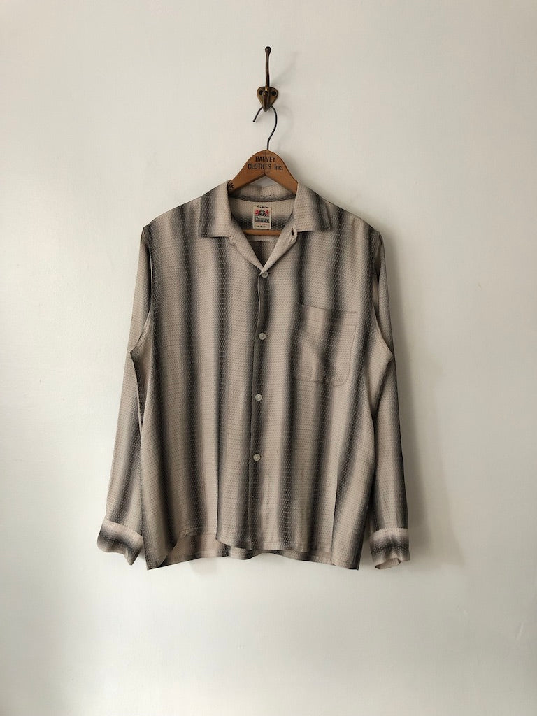 60's Campus Shadow Striped Shirt