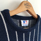 90's Cliff Engle New York Yankees Classic Pinstripe Sweater