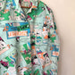 80's Gearing Up Comic Strip Button Up Shirt