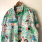 80's Gearing Up Comic Strip Button Up Shirt
