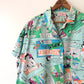 80's Gearing Up Comic Strip Button Up Shirt