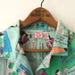 80's Gearing Up Comic Strip Button Up Shirt
