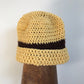 Crocheted Single Stripe Beanie