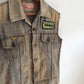 70's Chopped Denim Custom Yamaha Vest