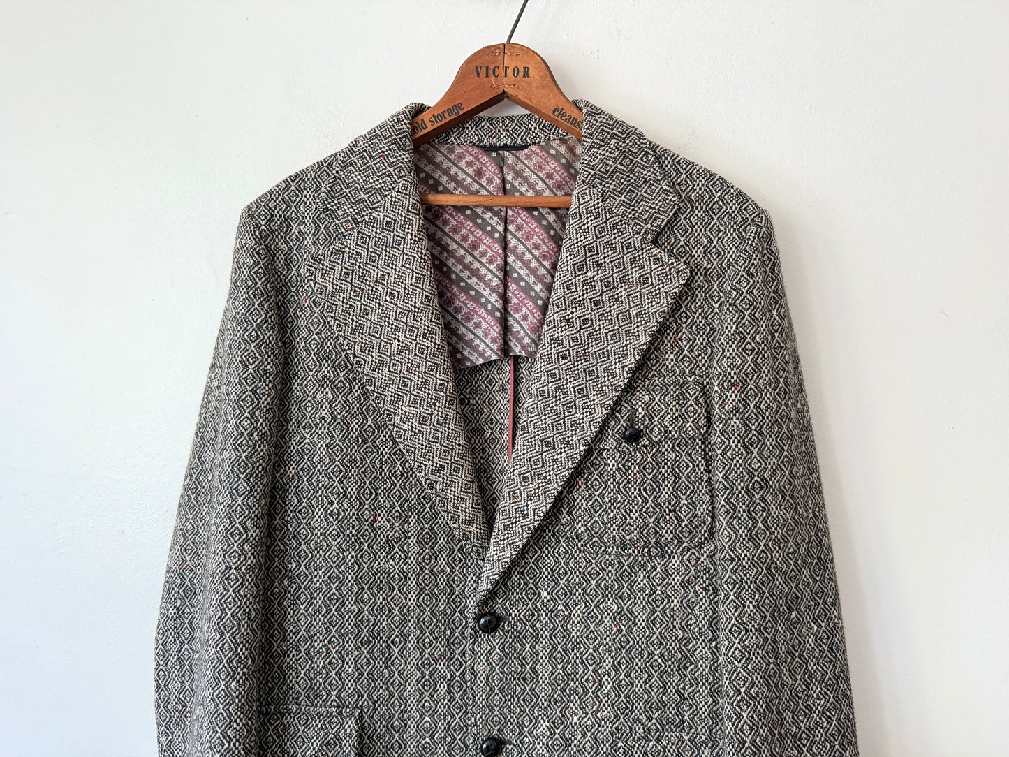 50's Geometric Wool Sport Blazer