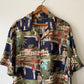 80's Polo Ralph Lauren Silk Graphic Shirt