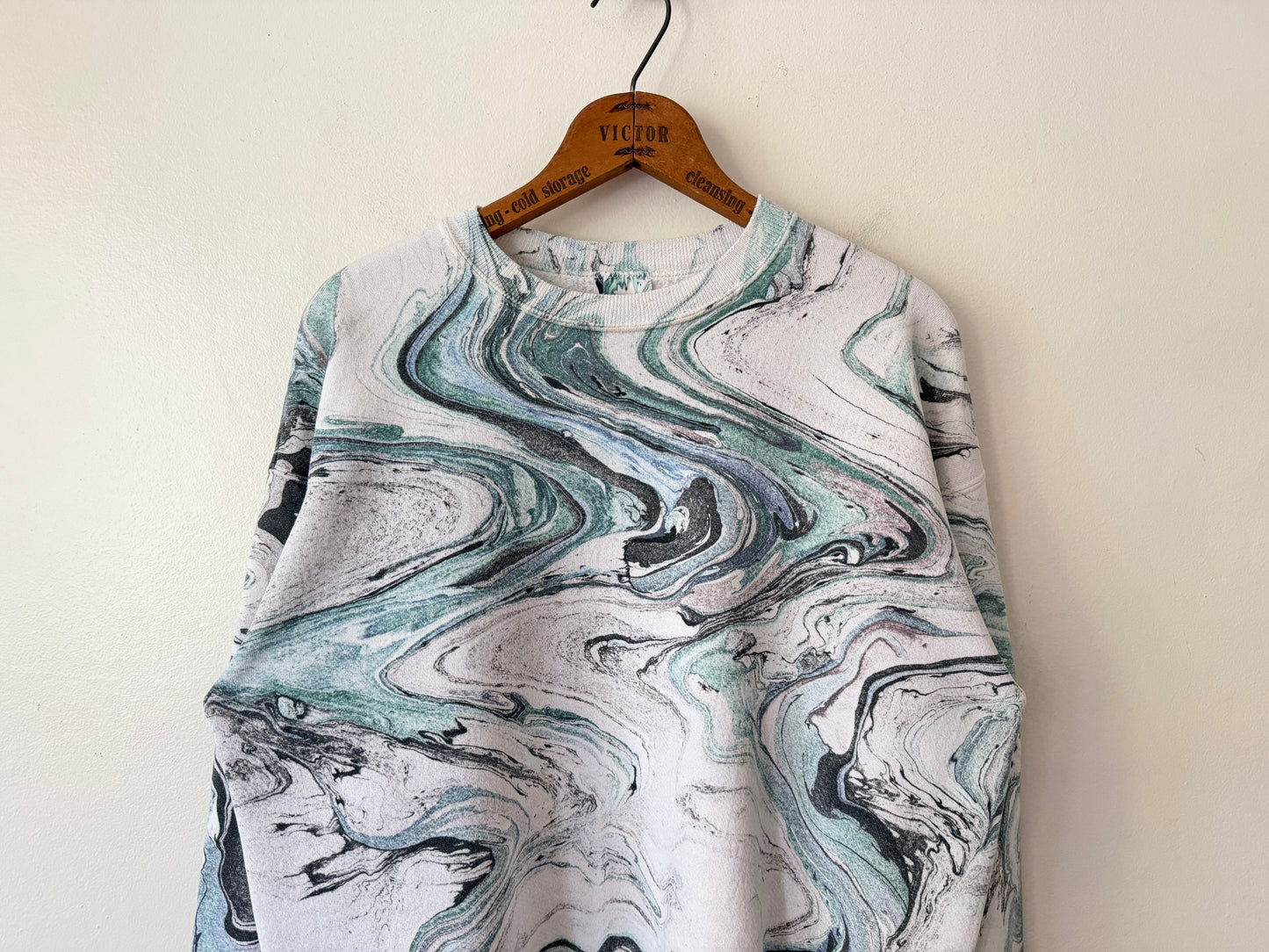 90's Marbled Tie-Dye Sweatshirt