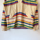 70's Striped Hooded Smock Jacket