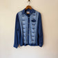 60's Campus Embroidered Paneled Colorblock Shirt