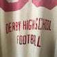 60's Derby High School #36 Distressed Football Jersey
