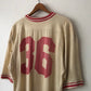60's Derby High School #36 Distressed Football Jersey